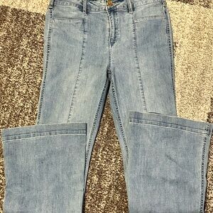 Altar'd State Light Blue Flare Jeans
